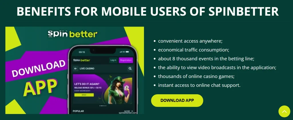 spinbetter app