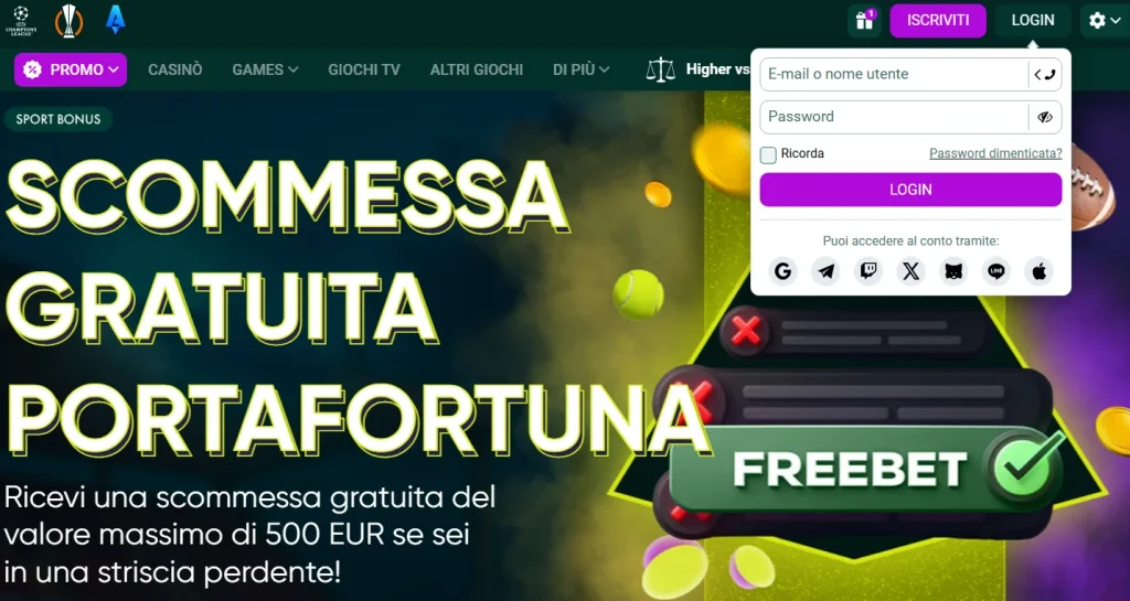 spinbetter login
