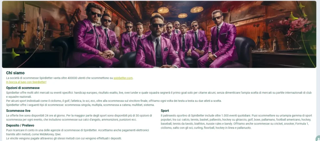 spinbetter supporto